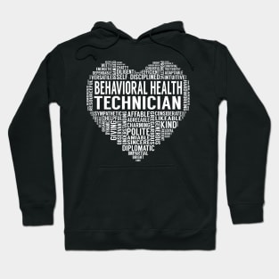 Behavioral Health Technician Heart Hoodie